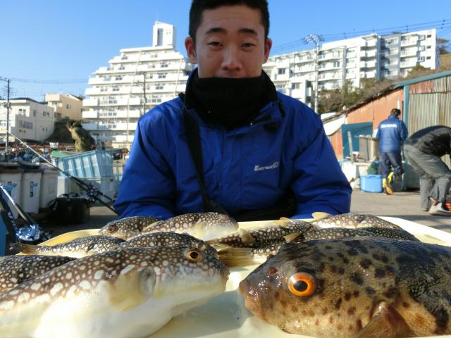 ふぐ釣り 釣り船 鴨居大室 一郎丸 東京湾 神奈川県 三浦半島