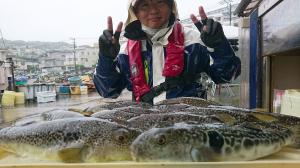 ふぐ釣り好調です！！