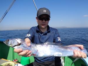 タチウオアジリレー釣り